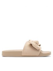 Clara Barson Klapki FABIA WSS20734-04 Beżowy. Brązowe klapki damskie Clara Barson, bez wzorów, z materiału, bez obcasa, bez zapięcia. Za 69.99 zł.