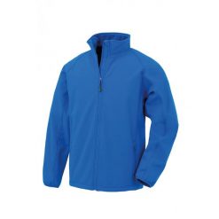 Kurtka z recyklingu Result Softshell. Niebieskie kurtki męskie RESULT, s, bez wzorów, z materiału, bez kaptura. Za 198.00 zł.