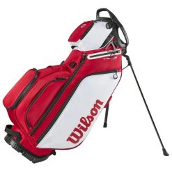 Torba na statyw golfowy Wilson Golf Staff Talus 5. Białe swetry męskie Wilson, bez wzorów, z materiału, bez kołnierzyka, bez ramiączek. Za 1,078.50 zł.