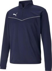 Puma Bluza męska Puma teamRISE 1 4 Zip Top Peacoat-Pu granatowa 657394 06 S. Bluzy męskie Puma, m, bez wzorów, bez ramiączek, bez kaptura. Za 154.94 zł.