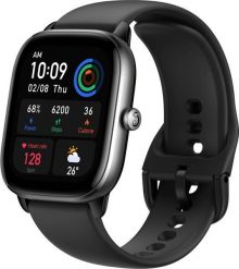 Smartwatch Amazfit GTS 4 Mini Czarny (W2176OV5N). Czarne zegarki smartwatch Amazfit, bez wzorów. Za 423.14 zł.