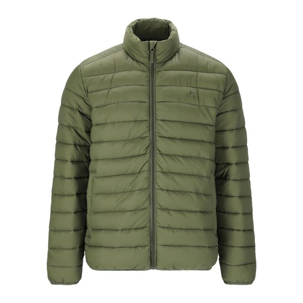 Kurtka puchowa Whistler Arubi. Zielone kurtki męskie Whistler, bez wzorów, z puchu, sportowe, bez kaptura. Za 233.50 zł.