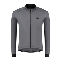 Koszulka rowerowa z długim rękawem męska Rogelli Essential, ocieplana. Czarne bluzy męskie Rogelli, m, bez wzorów, sportowe, bez ramiączek, bez kaptura. Za 300.00 zł.
