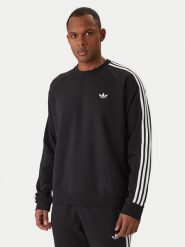 Adidas Bluza 3-Stripes KE3550 Czarny Regular Fit. Czarne bluzy męskie Adidas, m, bez wzorów, z bawełny, bez ramiączek, bez kaptura. Za 279.99 zł.