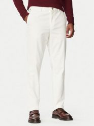 Tommy Hilfiger Chinosy Denton MW0MW44822 Kremowy Regular Fit. Białe eleganckie spodnie męskie Tommy Hilfiger, bez wzorów, z bawełny. Za 569.99 zł.