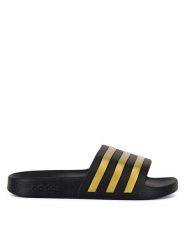 Adidas Klapki ADILETTE AQUA EG1758_ Czarny. Czarne klapki damskie Adidas, bez wzorów, z syntetyku, bez obcasa, bez zapięcia. Za 109.99 zł.