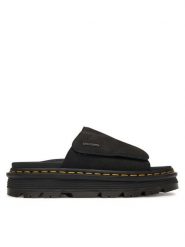 Dr. Martens Klapki Zebzag DM42409001 Czarny. Czarne klapki damskie Dr. Martens, bez wzorów, ze skóry, bez obcasa, bez zapięcia. Za 543.99 zł.