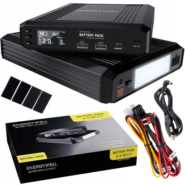 AKUMULATOR BATERIA DO KAMER SAMOCHODOWYCH ENERGY WELL P8 153,6Wh. Wideorejestratory NoName. Za 999.00 zł.