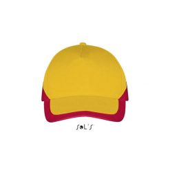 Czapka Sol's Booster. Czerwone czapki damskie SOL'S, bez wzorów. Za 24.50 zł.