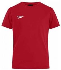 Speedo SPEEDO KOSZULKA DAMSKA CLUB PLAIN TEE AF RED 8-13390A846 12 EU40. Czerwone bluzki damskie Speedo, bez wzorów, bez kołnierzyka, bez ramiączek. Za 58.79 zł.