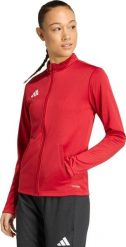 Bluza damska adidas Entrada 26 Track czerwona JZ6601 XL. Czerwone bluzy damskie Adidas, xl, bez wzorów, bez ramiączek, bez kaptura. Za 178.99 zł.