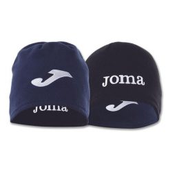 Czapka dwustronna zimowa Joma granatowy. Niebieskie czapki damskie Joma, na zimę, bez wzorów, z żakardem. Za 59.90 zł.