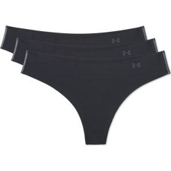 Under Armour 3-pack Spodenki Czarny. Czarne majtki damskie Under Armour, z elastanu. Za 119.95 zł.