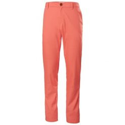 Damskie spodnie o regularnym kroju Helly Hansen Dock chinos. Czerwone spodnie dresowe damskie Helly Hansen, bez wzorów, sportowe, długie. Za 468.00 zł.