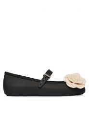 Melissa Baleriny Melissa Soft Ballerina Petals Ad 37820 Czarny. Czarne balerinki damskie Melissa, bez wzorów, z tworzywa sztucznego, bez obcasa, bez zapięcia. Za 398.99 zł.