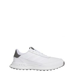 Buty S2G Spikeless Leather 24 Golf. Białe swetry męskie Adidas, s, bez wzorów, bez kołnierzyka, bez ramiączek. Za 569.00 zł.
