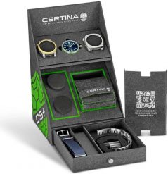 Zegarek Certina Certina C041407190410 zegarek męski szary 50 mm. Szare zegarki męskie CERTINA, bez wzorów. Za 3,302.06 zł.