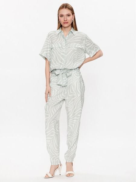 Marc Aurel Kombinezon 6799 1001 93179 Zielony Loose Fit. Zielone sukienki damskie Marc Aurel, bez wzorów, z lyocellu, bez kołnierzyka, bez ramiączek. Za 669.99 zł.