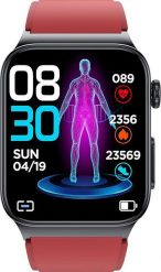 Smartwatch Watchmark Cardio One Czerwony. Czerwone zegarki smartwatch watchmark, bez wzorów. Za 580.00 zł.