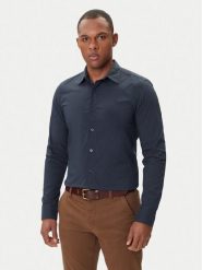 G-Star Raw Koszula Uniform D25176-D321 Granatowy Slim Fit. Niebieskie koszule męskie G-Star Raw, l, bez wzorów, z syntetyku, retro, bez kołnierzyka, bez ramiączek. Za 279.99 zł.