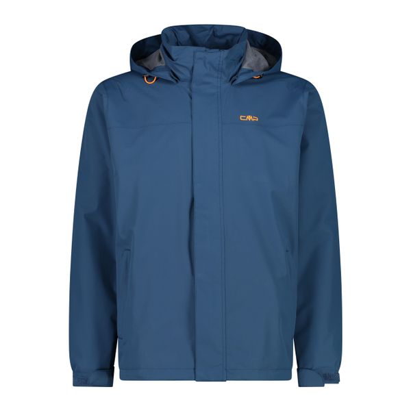 Kurtka wodoodporna CMP. Niebieskie kurtki męskie CMP, s, bez wzorów, z materiału, z kapturem. Za 283.00 zł.
