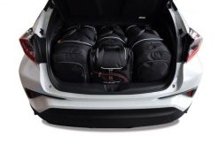 Torby Do Bagażnika Toyota C-Hr 2016-2023 4Szt Kjust. Czarne torby podróżne damskie KJUST, bez wzorów, z kauczuku. Za 1,205.00 zł.