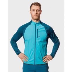 Bluza trekkingowa męska Halti Tracks X-Stretch. Niebieskie bluzy męskie Halti, l, bez wzorów, bez ramiączek, bez kaptura. Za 794.99 zł.