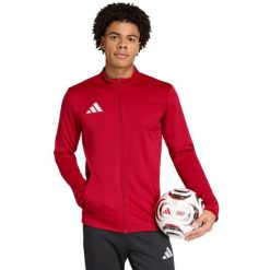 Bluza męska adidas Entrada 26 Track. Czerwone bluzy męskie Adidas, m, bez wzorów, z poliesteru, sportowe, bez ramiączek, bez kaptura. Za 121.99 zł.