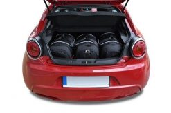 Torby Do Bagażnika Alfa Romeo Mito Hatchback 2008-2018 3Szt Kjust. Czarne torby podróżne damskie KJUST, bez wzorów, z kauczuku. Za 711.00 zł.