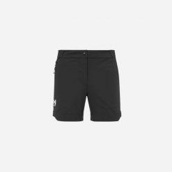 Spodenki trekkingowe damskie Millet Ubic Stretch Short W czarny Regular Fit. Czarne szorty damskie Millet, bez wzorów, sportowe. W wyprzedaży za 189.00 zł.