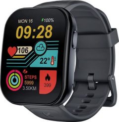 Smartwatch Kumi U6 Czarny (KU-U6/BK). Czarne zegarki smartwatch Kumi, bez wzorów. Za 395.20 zł.