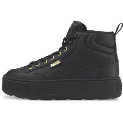 Trampki Puma Karmen Mid, Kobiety. Czarne obuwie sportowe damskie Puma, bez wzorów, z gumy, bez zapięcia. Za 405.00 zł.