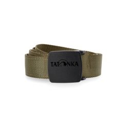 Pasek Tatonka Travel Waistbelt - olive. Zielone spodnie sportowe damskie Tatonka, bez wzorów, sportowe, trekkingowe. Za 57.99 zł.