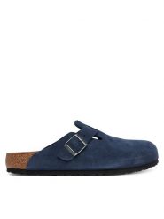 Birkenstock Klapki Boston 1030816 Granatowy. Niebieskie klapki męskie Birkenstock, bez wzorów, ze skóry, bez zapięcia. Za 539.99 zł.