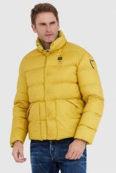 BLAUER Żółta puchowa kurtka męska FLETCHER. Żółte kurtki męskie Blauer USA, l, bez wzorów, z puchu, bez kaptura. W wyprzedaży za 1,089.99 zł.