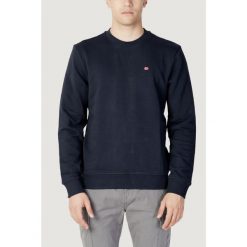 Bluza męska Napapijri NP0A4H89. Niebieskie bluzy męskie Napapijri, m, bez wzorów, bez ramiączek, bez kaptura. Za 239.99 zł.