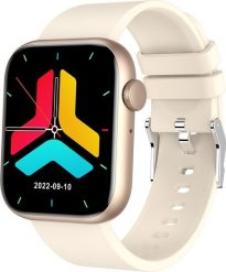 Smartwatch Gravity GT3-6 Beżowy. Brązowe zegarki smartwatch Gravity, bez wzorów. Za 174.00 zł.