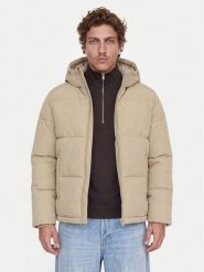 Jack & Jones Kurtka zimowa Galaxy 12303930 Beżowy Regular Fit. Brązowe kurtki męskie Jack & Jones, na zimę, m, bez wzorów, z syntetyku, bez kaptura. Za 179.99 zł.
