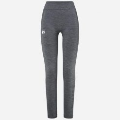 Legginsy termoaktywne damska MILLET Drynamic Warm Tight W merino. Szare legginsy damskie Millet, bez wzorów, z dzianiny. Za 239.00 zł.