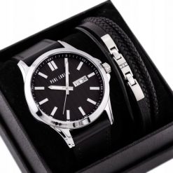 Zegarek Paul Lorens KOMPLET PREZENTOWY MĘSKI PAUL LORENS - Zegarek + Bransoletka +GRAWER. Zegarki męskie Paul Lorens, bez wzorów. Za 569.80 zł.