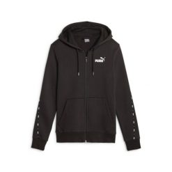 Bluza Sportowa Damska Puma Ess Tape Fz Fl. Czarne bluzy damskie Puma, m, bez wzorów, sportowe, bez ramiączek, bez kaptura. W wyprzedaży za 231.20 zł.