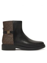 MICHAEL Michael Kors Botki 40F5MAME6L Czarny. Czarne botki damskie MICHAEL Michael Kors, bez wzorów, ze skóry, bez obcasa, na płaskiej podeszwie, bez zapięcia. Za 629.99 zł.