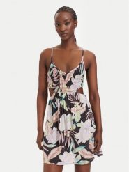 Billabong Sukienka letnia True Desire 24B131510 Fioletowy Regular Fit. Fioletowe sukienki damskie Billabong, na lato, xs, bez wzorów, z bawełny, bez kołnierzyka, bez ramiączek. Za 269.99 zł.