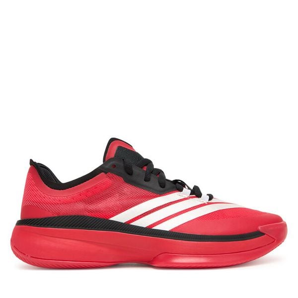 Buty do koszykówki adidas. Czerwone buty sportowe męskie Adidas, bez wzorów, bez zapięcia, do koszykówki. Za 329.99 zł.