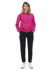 Bluza z bawełna z kaptur na co dzień na siłownię. Czarne bluzy damskie LEONE 1947 APPAREL, xs, bez wzorów, z bawełny, bez ramiączek, bez kaptura. Za 231.51 zł.