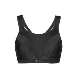 Biustonosz treningowy Shock Absorber Active D+ Classic 2024. Czarne bielizna sportowa damska Champion, bez wzorów. Za 179.99 zł.