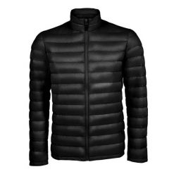 Męska Ocieplana Kurtka Wilson. Niebieskie kurtki męskie SOL'S, m, bez wzorów, z puchu, sportowe, bez kaptura. Za 394.99 zł.