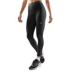 Damskie legginsy do biegania Fitness Siroko Fighter. Czarne bielizna sportowa damska SIROKO, bez wzorów, z materiału. Za 254.00 zł.