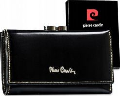 Pierre Cardin Klasyczny Portfel Damski Ze Skóry Naturalnej Na Bigiel I Zatrzask. Portfele damskie Pierre Cardin, ze skóry. Za 247.71 zł.