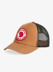 Czapka z daszkiem Fjallraven 1960 Logo Långtradarkeps. Brązowe czapki damskie Fjällräven, na lato, bez wzorów, z bawełny. Za 149.99 zł.